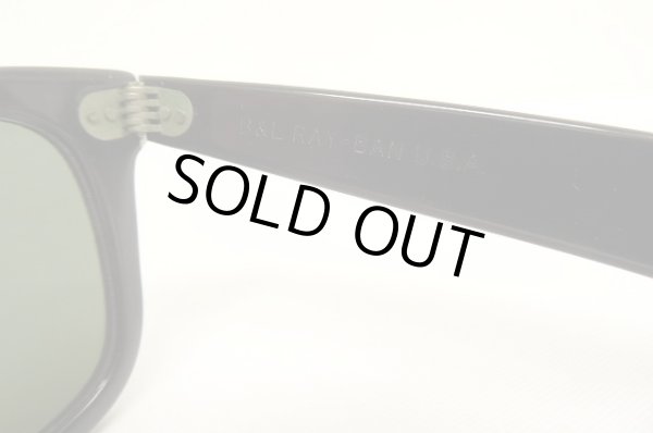 画像7: 80'S B&L ボシュロム製 RAY-BAN "WAYFARER" サングラス ブラック USA製 (VINTAGE)