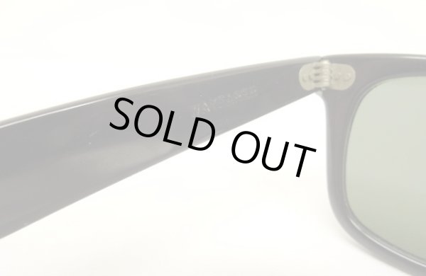 画像8: 80'S B&L ボシュロム製 RAY-BAN "WAYFARER" サングラス ブラック USA製 (VINTAGE)