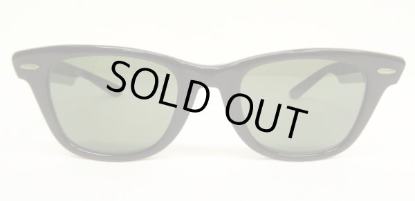 画像1: 80'S B&L ボシュロム製 RAY-BAN "WAYFARER" サングラス ブラック USA製 (VINTAGE)