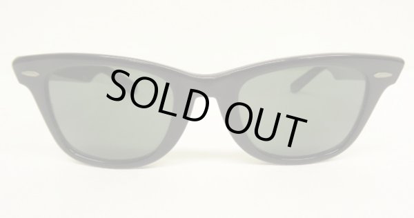 画像1: 80'S B&L ボシュロム製 RAY-BAN "WAYFARER" サングラス ブラック USA製 (VINTAGE)