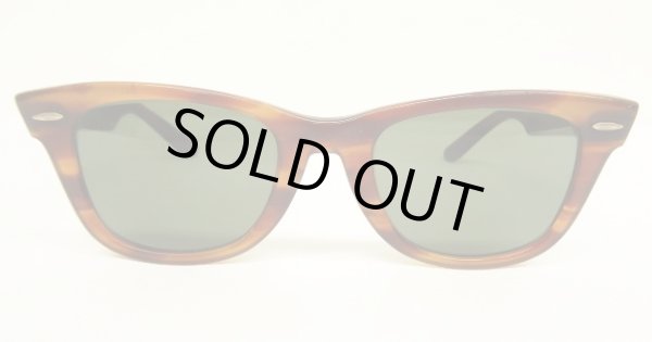 画像1: 80'S B&L ボシュロム製 RAY-BAN "WAYFARER" サングラス べっ甲ブラウン USA製 (VINTAGE)
