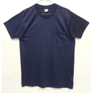 画像: 80'S K-MART シングルステッチ 耳付きポケット 半袖 Tシャツ ツートンネイビー (VINTAGE)