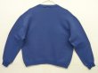 画像6: 90'S RUSSELL ATHLETIC 前Vガゼット付き 染み込みプリント クルーネック スウェットシャツ フェードブルー USA製 (VINTAGE)