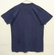 画像4: 90'S FRUIT OF THE LOOM シングルステッチ 耳付きポケット 半袖 Tシャツ ネイビー USA製 (VINTAGE)