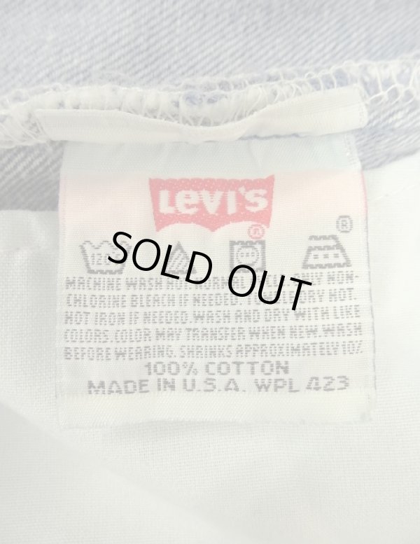 画像2: 90'S LEVIS 501 デニム インディゴ USA製 W38L30 (VINTAGE)