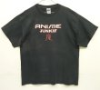 画像1: 00'S FASHION VICTIM "ANIME JUNKIE" 半袖 Tシャツ フェードブラック (VINTAGE)