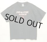 画像: 00'S FASHION VICTIM "ANIME JUNKIE" 半袖 Tシャツ フェードブラック (VINTAGE)