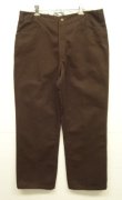 画像1: 90'S BEN DAVIS "FRISCO PANTS" トップスナップボタン フリスコパンツ ブラウン USA製 (VINTAGE)