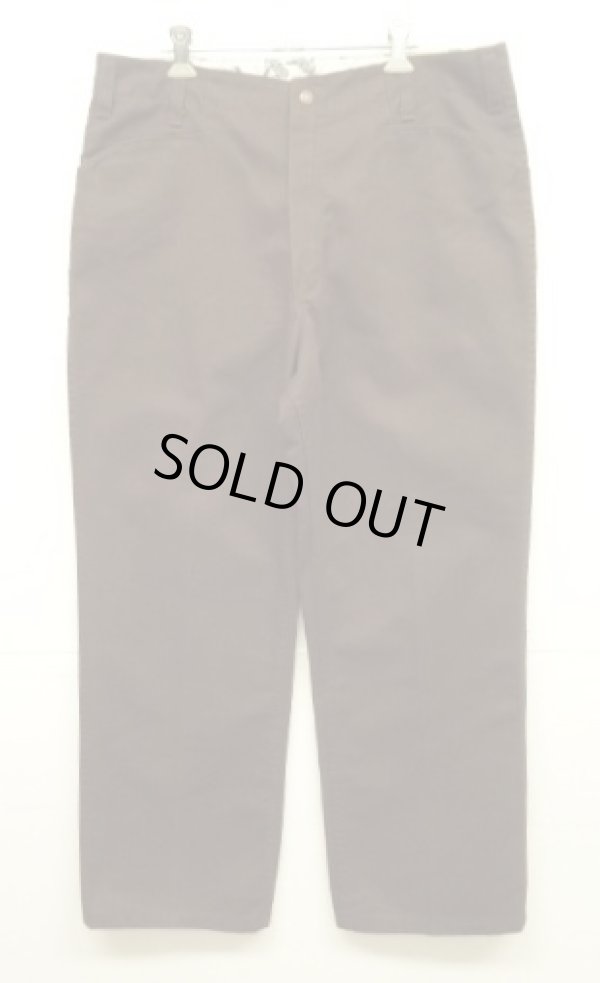 画像1: 90'S BEN DAVIS "FRISCO PANTS" トップスナップボタン フリスコパンツ ブラウン USA製 (VINTAGE)
