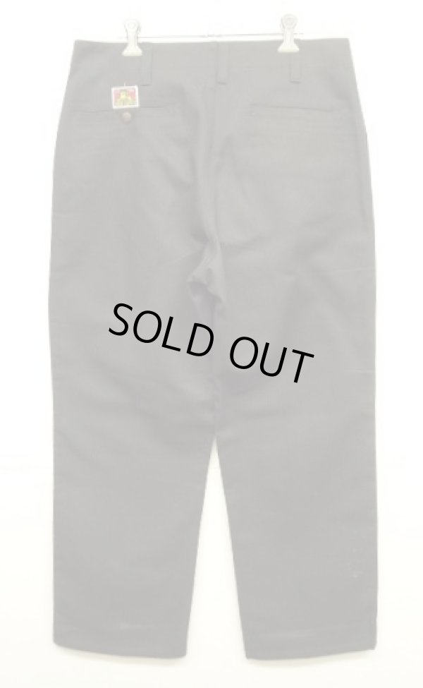 画像5: BEN DAVIS "FRISCO PANTS" トップスナップボタン フリスコパンツ ブラック USA製 (VINTAGE)