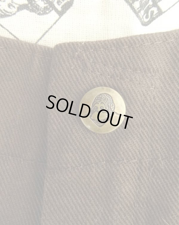 画像2: BEN DAVIS "FRISCO PANTS" トップスナップボタン フリスコパンツ ブラウン USA製 (VINTAGE)