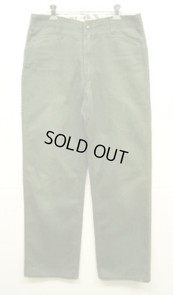 画像1: 90'S BEN DAVIS "FRISCO PANTS" トップスナップボタン フリスコパンツ オリーブ (VINTAGE)