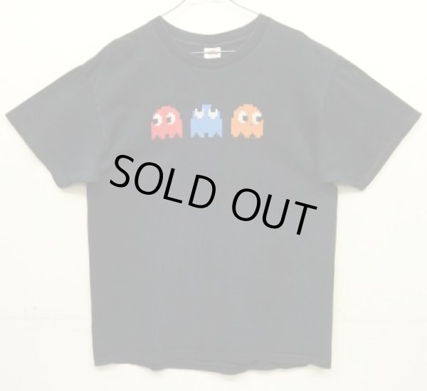 画像1: 00'S NAMCO LTD "PAC MAN" 半袖 Tシャツ ブラック (VINTAGE)
