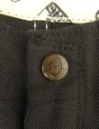 画像2: 90'S BEN DAVIS "FRISCO PANTS" トップスナップボタン フリスコパンツ ブラック USA製 (VINTAGE)