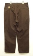 画像5: 90'S BEN DAVIS "FRISCO PANTS" トップスナップボタン フリスコパンツ ブラウン USA製 (VINTAGE)