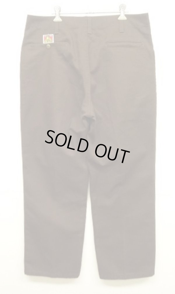 画像5: BEN DAVIS "FRISCO PANTS" トップスナップボタン フリスコパンツ ブラウン USA製 (VINTAGE)