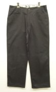画像1: 90'S BEN DAVIS "FRISCO PANTS" トップスナップボタン フリスコパンツ ブラック USA製 (VINTAGE)