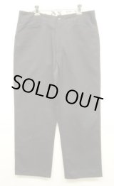 画像: 90'S BEN DAVIS "FRISCO PANTS" トップスナップボタン フリスコパンツ ブラック USA製 (VINTAGE)