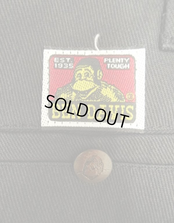 画像6: BEN DAVIS "FRISCO PANTS" トップスナップボタン フリスコパンツ ブラック USA製 (VINTAGE)