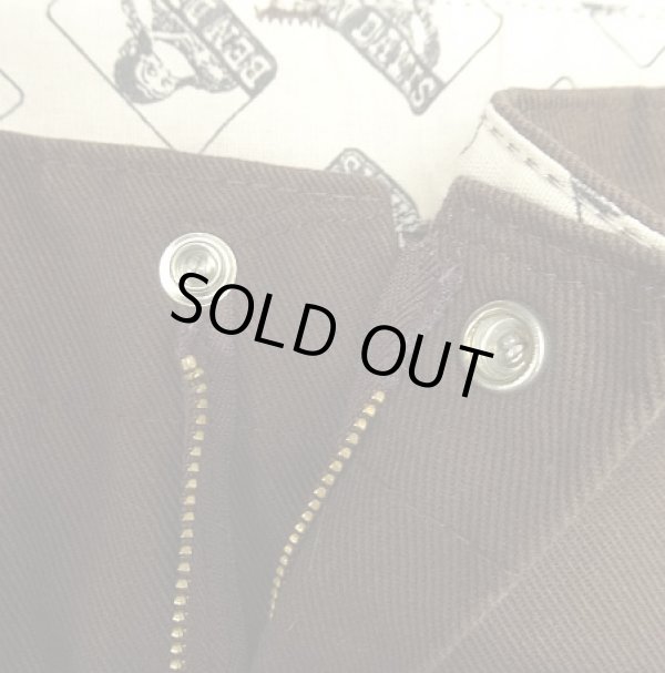 画像3: BEN DAVIS "FRISCO PANTS" トップスナップボタン フリスコパンツ ブラウン USA製 (VINTAGE)