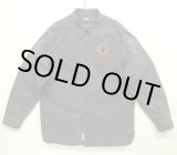 画像: 90'S RALPH LAUREN チンスト付き バックステンシル ワークシャツ ブラック (VINTAGE)