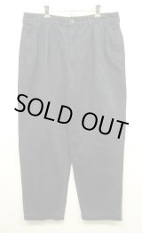 画像: 90'S RALPH LAUREN "ANDREW PANT" ツープリーツ チノパンツ ネイビー (VINTAGE)