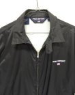 画像3: 90'S RALPH LAUREN "POLO SPORT" 三角タグ チンスト付き リップストップナイロン ドリズラージャケット ブラック/ホワイト (VINTAGE)