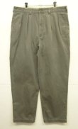 画像1: 90'S RALPH LAUREN "ANDREW PANT" ツープリーツ チノパンツ カーキ (VINTAGE)