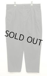 画像: 90'S RALPH LAUREN "ANDREW PANT" ツープリーツ チノパンツ ブラック (VINTAGE)