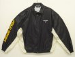 画像1: 90'S RALPH LAUREN "POLO SPORT" 三角タグ チンスト付き リップストップナイロン ドリズラージャケット ブラック/ホワイト (VINTAGE)