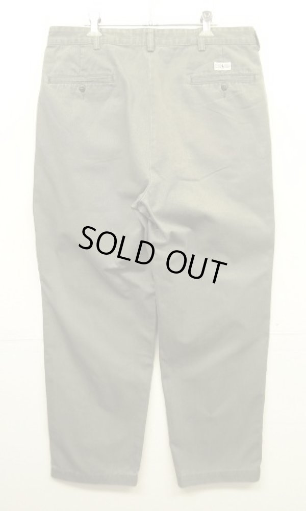 画像3: 90'S RALPH LAUREN "ANDREW PANT" ツープリーツ チノパンツ カーキ (VINTAGE)