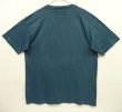 画像5: 80'S BANANA REPUBLIC シングルステッチ 耳付きポケット 半袖 Tシャツ ブルー USA製 (VINTAGE)