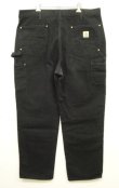 画像4: CARHARTT ダブルニー ダック ペインターパンツ ブラック W38L32 USA製 (VINTAGE)
