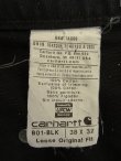 画像3: CARHARTT ダブルニー ダック ペインターパンツ ブラック W38L32 USA製 (VINTAGE)