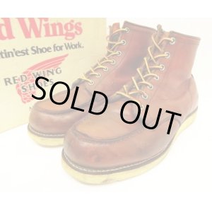 画像: 90'S RED WING 875 "半円犬タグ" レザー モックトゥブーツ オロラセット 箱付き USA製 (VINTAGE)