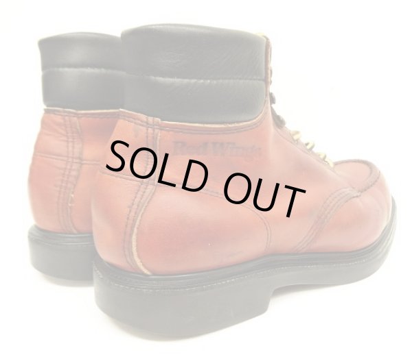 画像3: 90'S RED WING 8804 "刺繍羽タグ" スーパーソール レザー モックトゥブーツ オロラセット USA製 (VINTAGE)