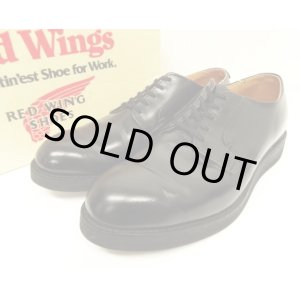 画像: 80'S RED WING 101 "プリント羽タグ" レザー ポストマンシューズ ブラック 箱付き USA製 (VINTAGE)