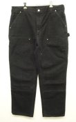 画像1: CARHARTT ダブルニー ダック ペインターパンツ ブラック W38L32 USA製 (VINTAGE)