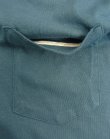 画像4: 80'S BANANA REPUBLIC シングルステッチ 耳付きポケット 半袖 Tシャツ ブルー USA製 (VINTAGE)