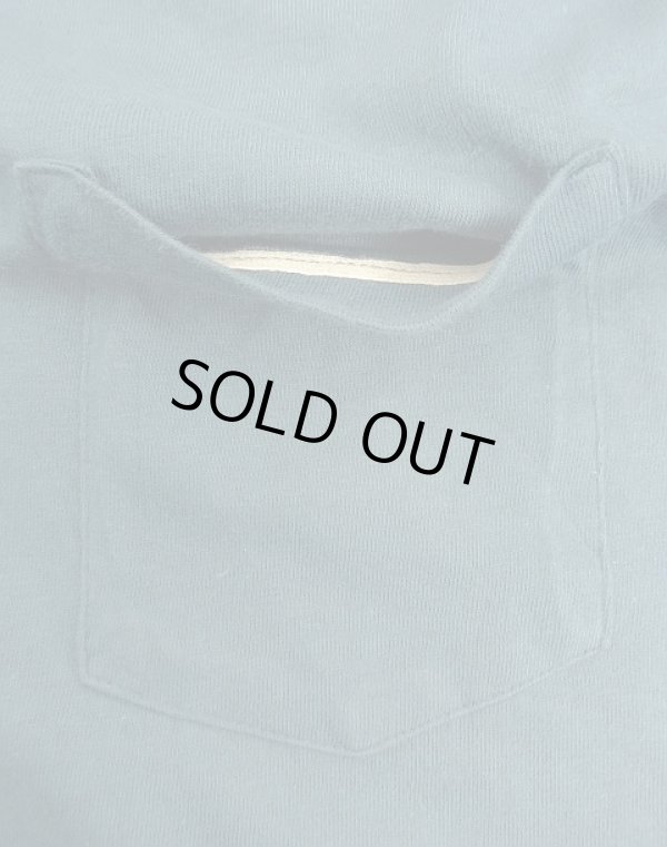 画像4: 80'S BANANA REPUBLIC シングルステッチ 耳付きポケット 半袖 Tシャツ ブルー USA製 (VINTAGE)