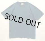 画像: 80'S BANANA REPUBLIC シングルステッチ 耳付きポケット 半袖 Tシャツ ブルー USA製 (VINTAGE)