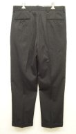 画像3: BROOKS BROTHERS ツープリーツ ウールパンツ チャコール (USED)