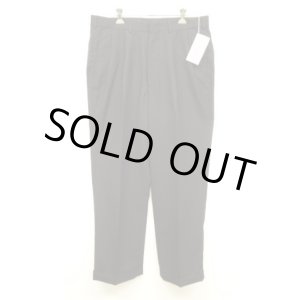 画像: 90'S LANDS' END ツープリーツ ウールパンツ ブラック USA製 (DEADSTOCK)