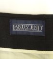 画像2: 90'S LANDS' END ツープリーツ ウールパンツ ブラック USA製 (DEADSTOCK)