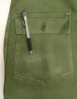 画像8: 60'S アメリカ軍 US ARMY "OG107" 初期モデル コットンサテン 平ボタン ベイカーパンツ L (VINTAGE)