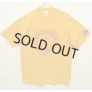 画像: 80'S アメリカ軍 USMC シングルステッチ 半袖 Tシャツ イエロー USA製 (MINT CONDITION)