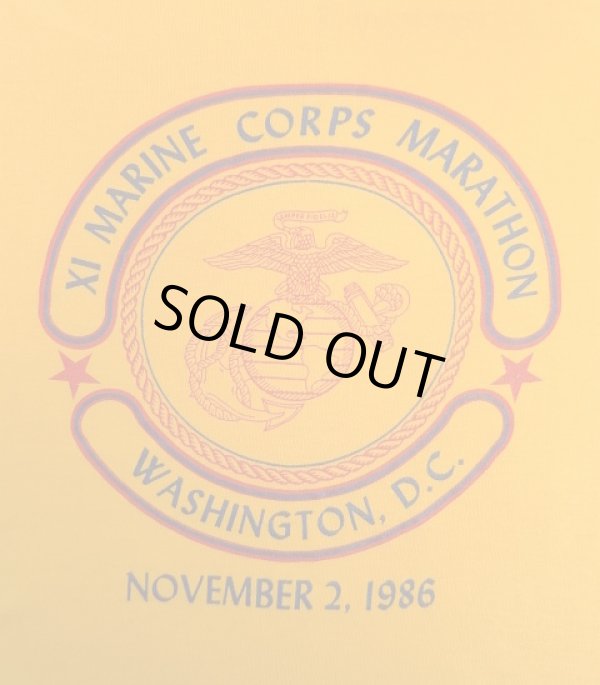 画像3: 80'S アメリカ軍 USMC シングルステッチ 半袖 Tシャツ イエロー USA製 (MINT CONDITION)