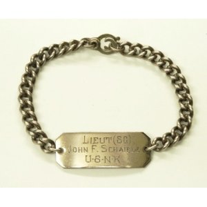 画像: アメリカ軍 US NAVY RESERVE "U.S.N.R刻印入り" IDプレート チェーンブレスレット シルバー (VINTAGE)