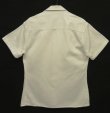 画像3: 50'S アメリカ軍 USMA "CADET STORE WEST POINT" コットンツイル 半袖 オープンカラーシャツ ホワイト (VINTAGE)