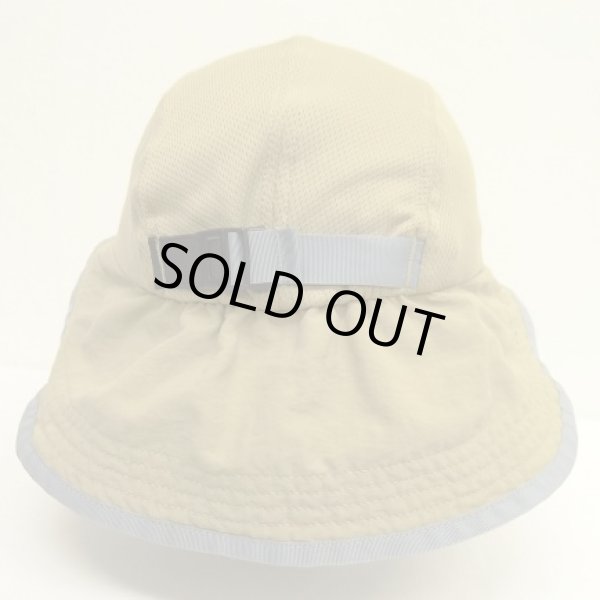 画像4: 00'S PATAGONIA ネックガード付き ナイロン ロングビルキャップ ベージュ (VINTAGE)